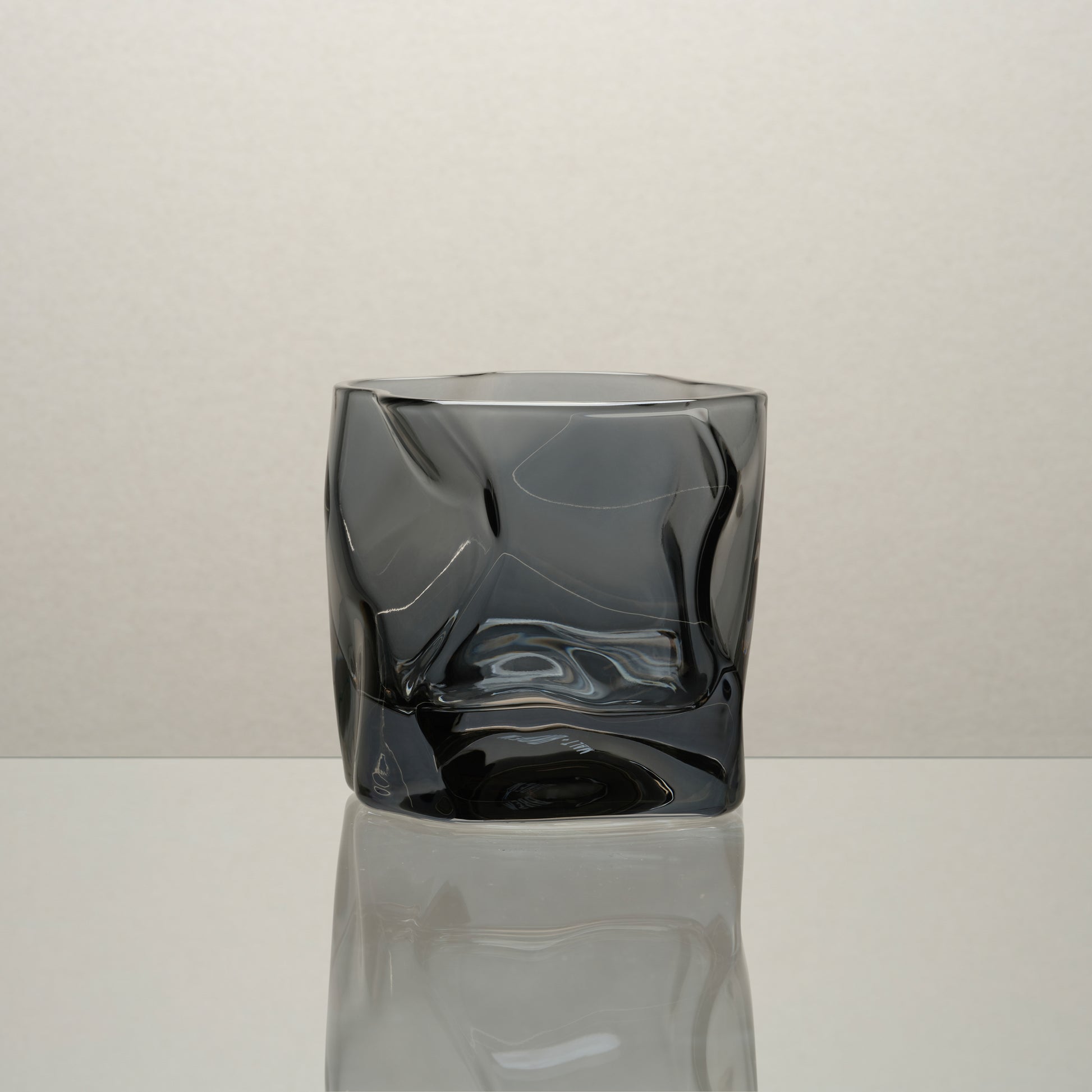 M&B Dark Whisky Wave Glass Set