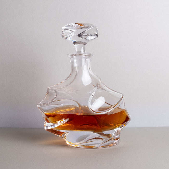 M&B Tempest whisky decanter in lead-free crystal