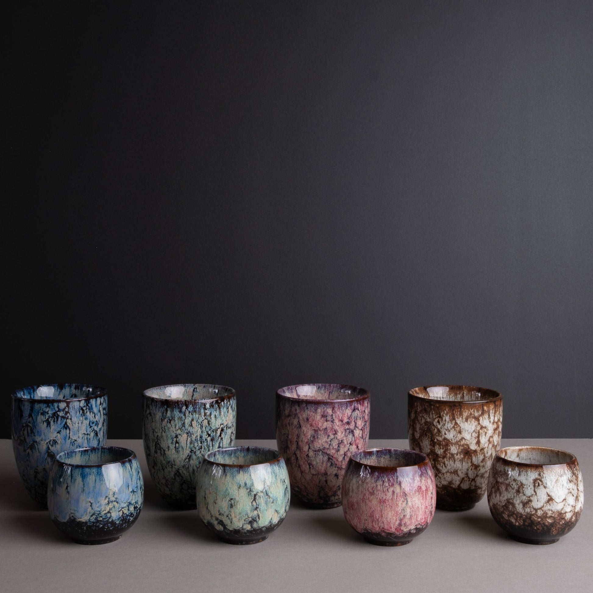 Teralina Handmade Ceramic Espresso Cups (Set of 4)