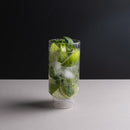 Apres ribbed highball cocktail glasses