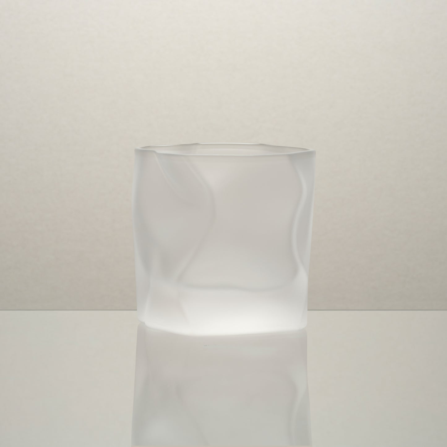 M&B Frosted Whisky Wave Glass Set