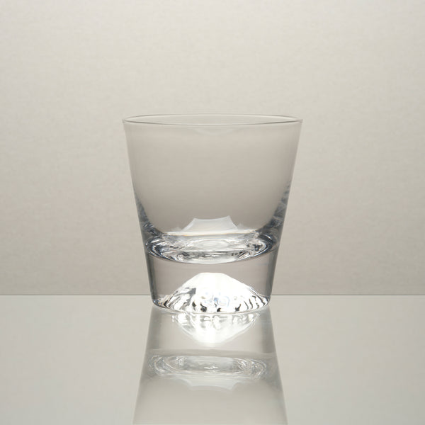 Japan Inspired Snowy Mountain Glass