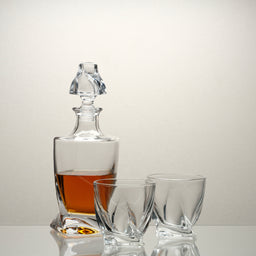 M&B Helix Crystal Whisky Decanter