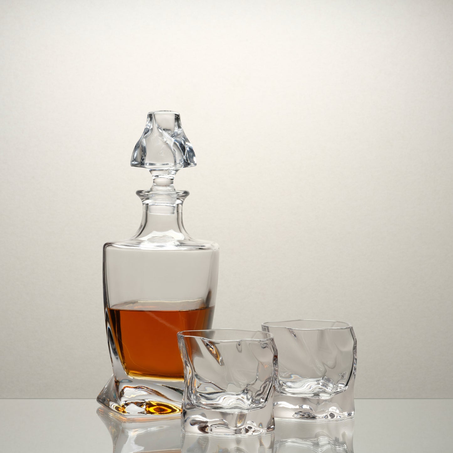 M&B Helix Crystal Whisky Decanter